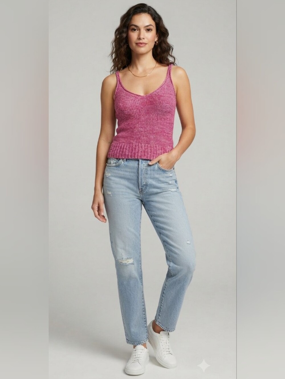 Pilcro Anthropologie Fuscia Tank Top Size XS